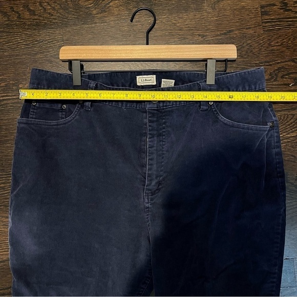 Women’s | L.L. Bean Blue Corduroy Bootcut Jeans | Size 20 Petite - Picture 7 of 9